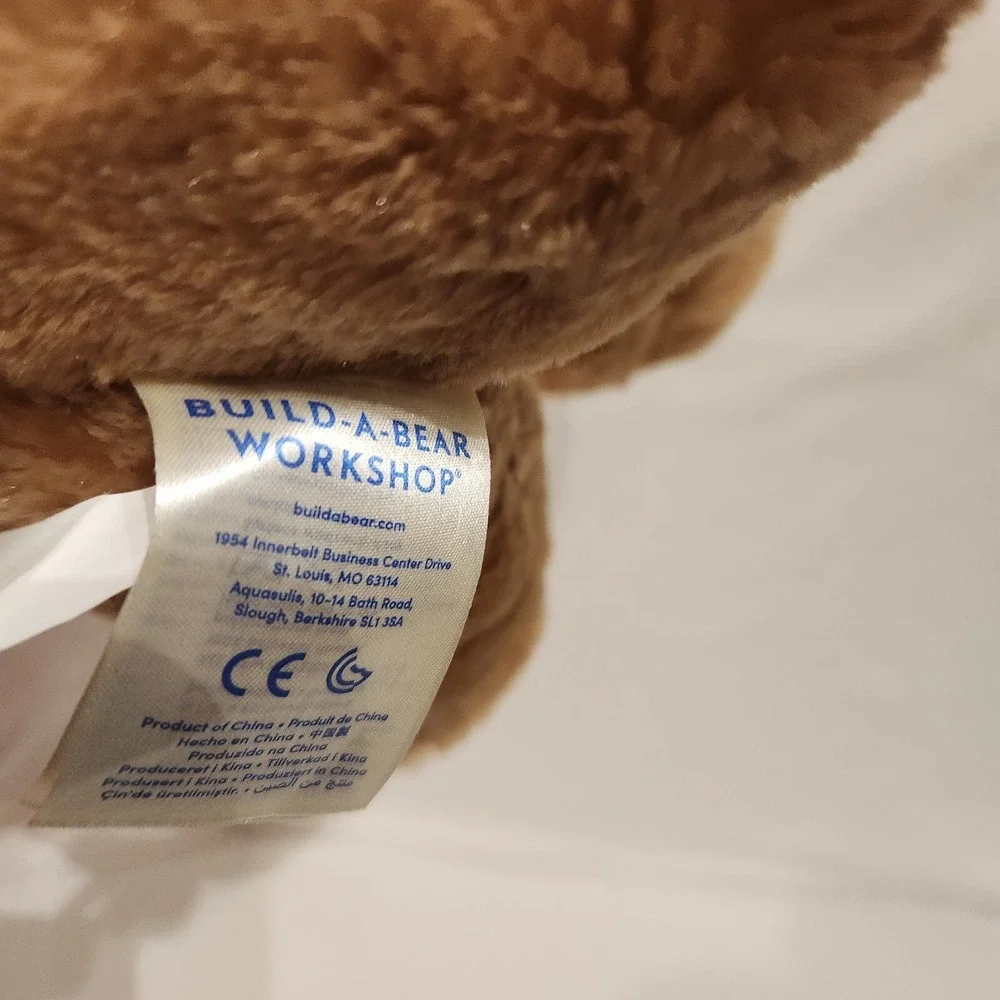 Build-A-Bear Pawlette Bunny Tan Easter Rabbit Plush Stuffed Animal No Sound Box